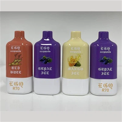 Didelės talpos vienkartinis elektroninių cigarečių 6000 pūkų papildymo skystis